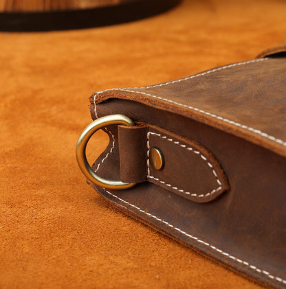 メンズ 財布牛皮本革製 レトロ 斜めがけショルダーバッグ  多機能大容量クラッチバッグ男性用ウォレット