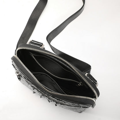 新型鰐皮 本革 メンズショルダーバッグ 斜めがけ ビジネス 通勤 カジュアル メンズバッグ