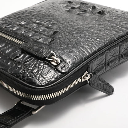 新型鰐皮 本革 メンズショルダーバッグ 斜めがけ ビジネス 通勤 カジュアル メンズバッグ