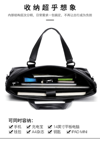 メンズハンドバッグ  牛皮本革製  パソコンバッグ カジュアル ビジネスブリーフケース斜めがけバッグ