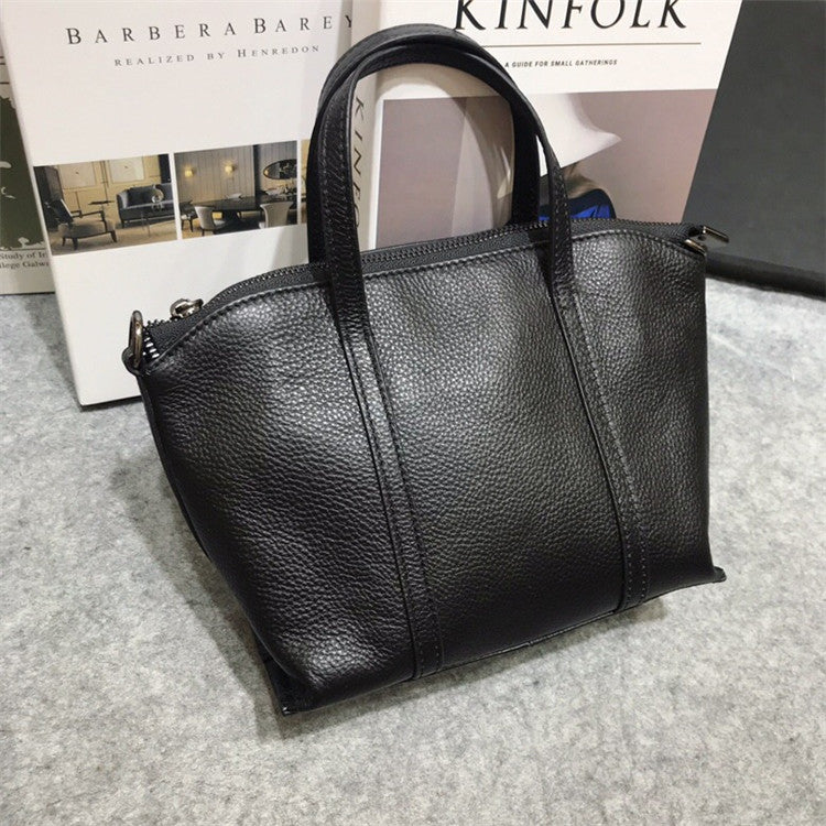 女性のハンドバッグ本革ショルダーバッグ牛革気質 斜め掛けバック ファスナー 通勤OL