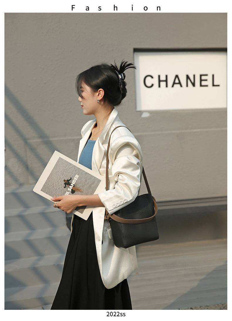 トートバッグ斜め掛けバッグレディースバッグ大容量牛革おしゃれ通勤わきの下バッグショルダーバッグ