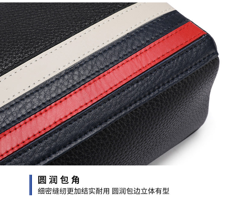 メンズショルダーバッグ 牛皮 本革製 大容量ビジネス カジュアル ファッション斜めがけバッグ