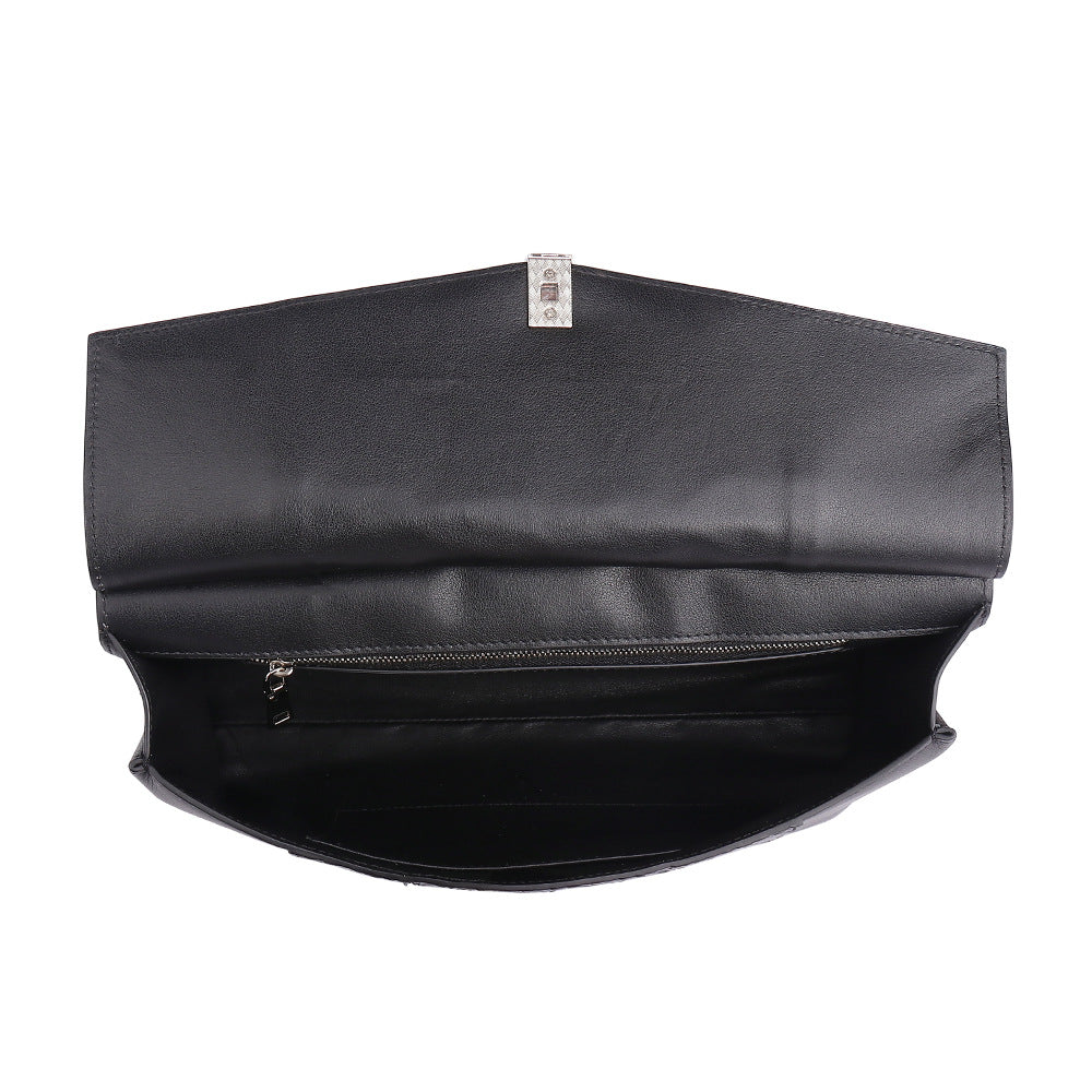 Crocodile leather bag ladies cowhide women bag casual fashion shoulder bag handbag goes with everything