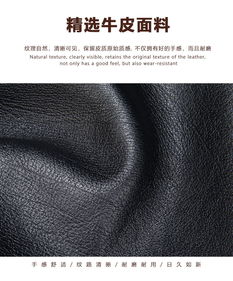 メンズクラッチバッグ 牛皮 本革製 韩国ファッション ビジネス男性用手首バッグ