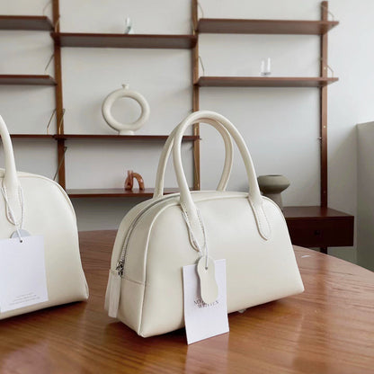 女性のハンドバッグファッション牛革ボストンバッグレザートートバッグ 何とでも合う