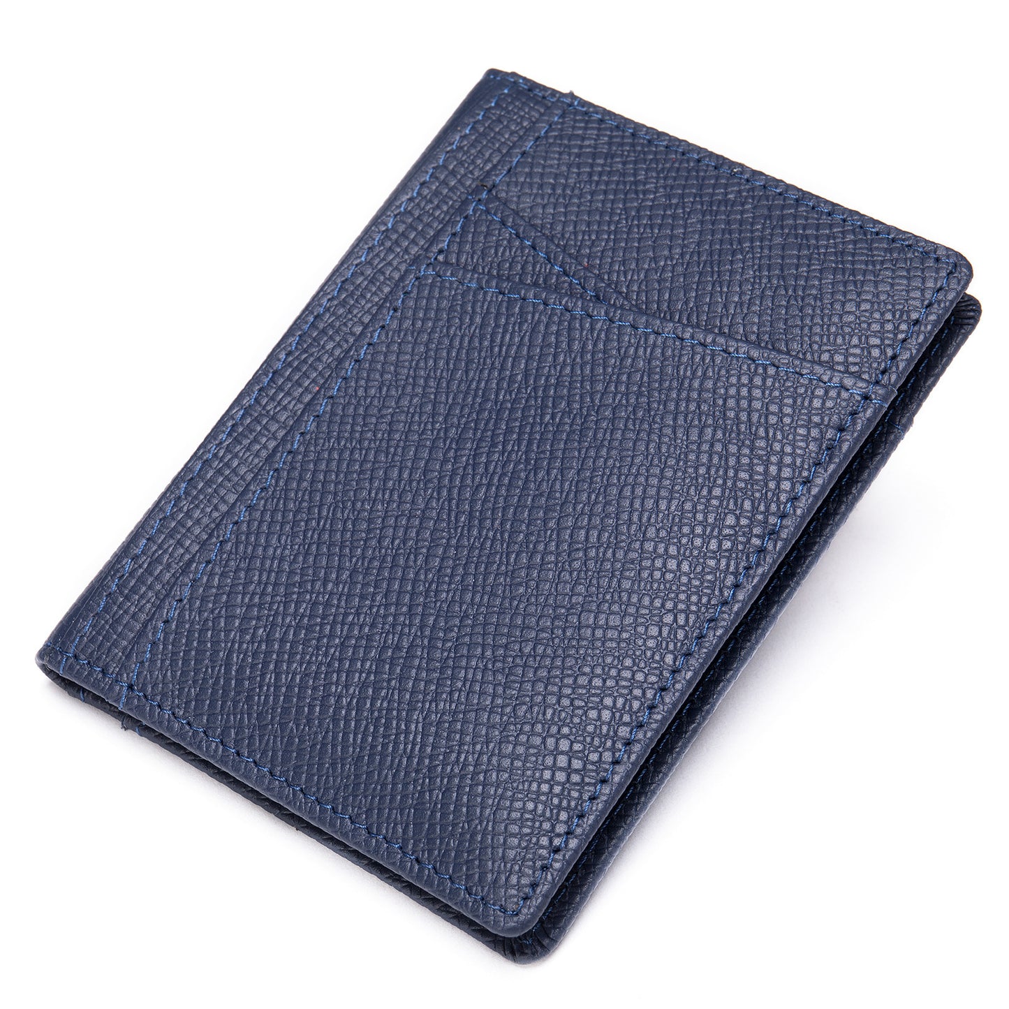 メンズカードバッグ 牛皮 薄型 シンプル カード入れRFID男性用カードクリップ