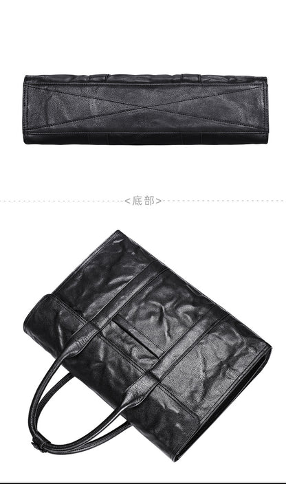 メンズハンドバッグ 牛皮本革製 高品質 大容量 ブリーフケース男性用手提げかばん