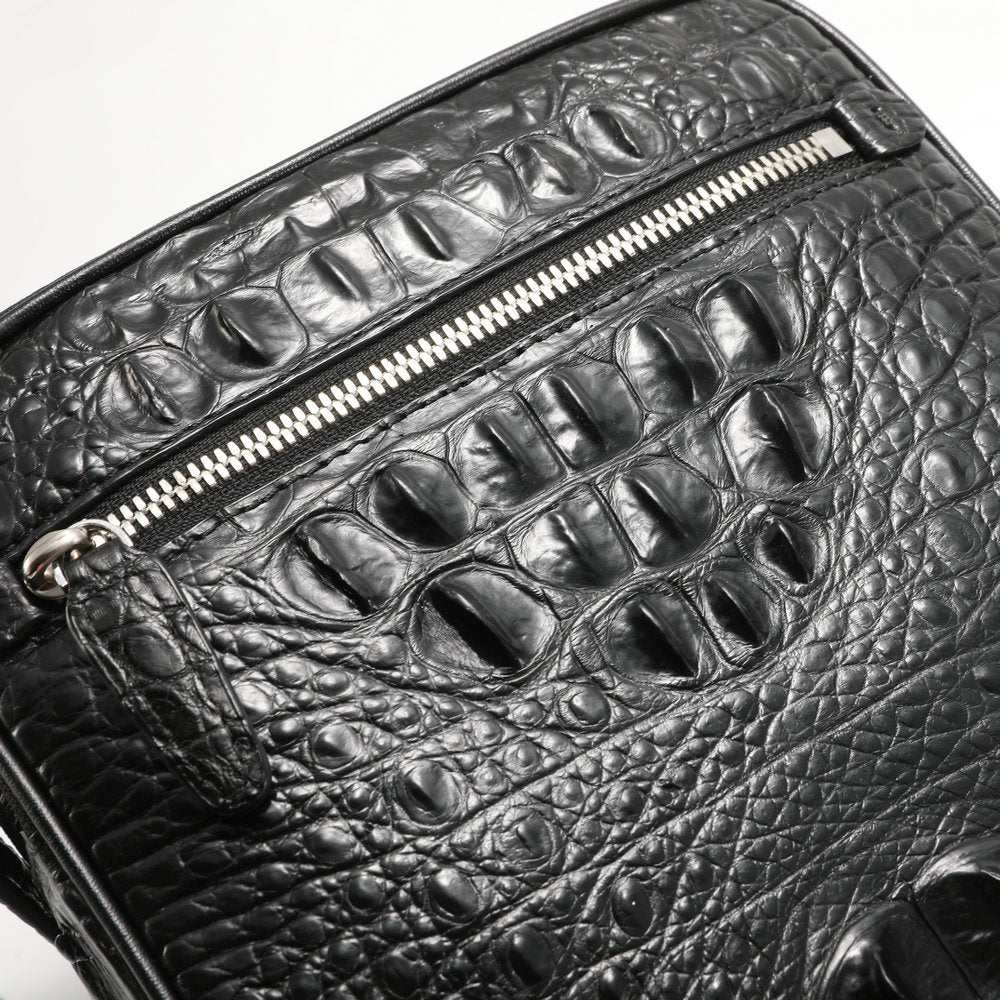 新型鰐皮 本革 メンズショルダーバッグ 斜めがけ ビジネス 通勤 カジュアル メンズバッグ