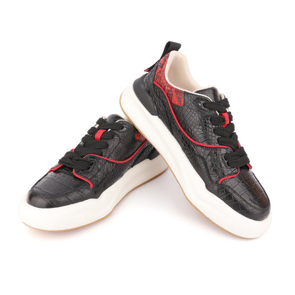 Men's Casual Shoes Crocodile Skin Genuine Leather Fashion Wear-resistant Men's Shoes 