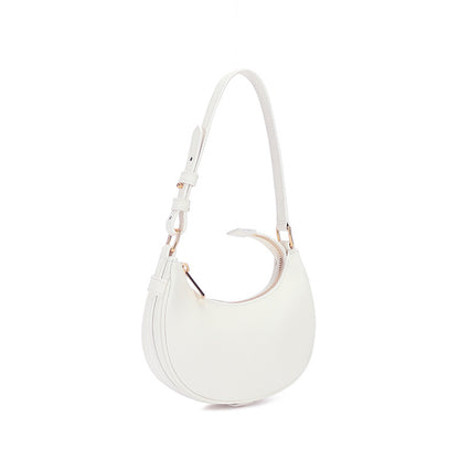 レディースバッグわきの下バッグおしゃれハンドバッグショルダーバッグハーフムーン·バッグ 本革 レトロ