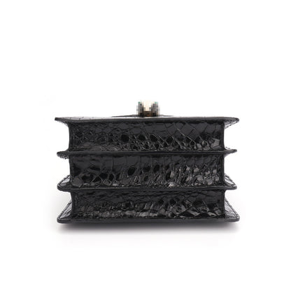 クロコダイル革バッグ女性本革カジュアルファッションハンドバッグショルダークロスバッグ女性ファッション