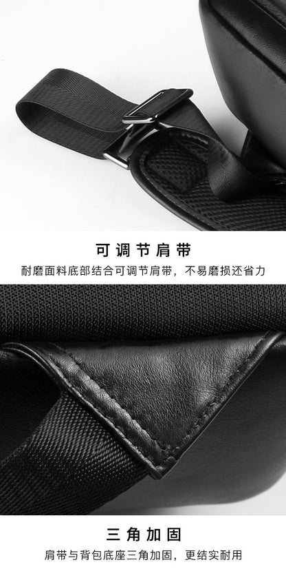 メンズリュック 牛皮本革製 高品質 韩国カジュアル スポーツバックパック