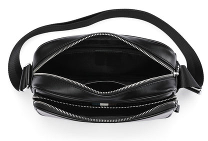 メンズショルダーバッグ 牛皮本革製 ビジネスファッション 大容量 斜めがけバッグ