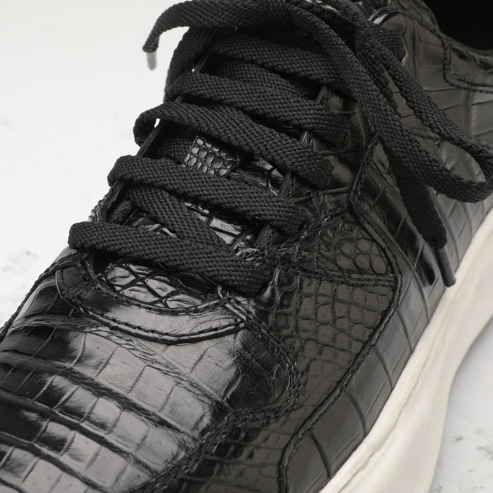 ワニ腹の皮メンズ靴本革革靴	ファッションスポーツカジュアルシューズ