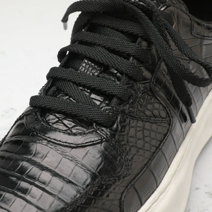 ワニ腹の皮メンズ靴本革革靴	ファッションスポーツカジュアルシューズ