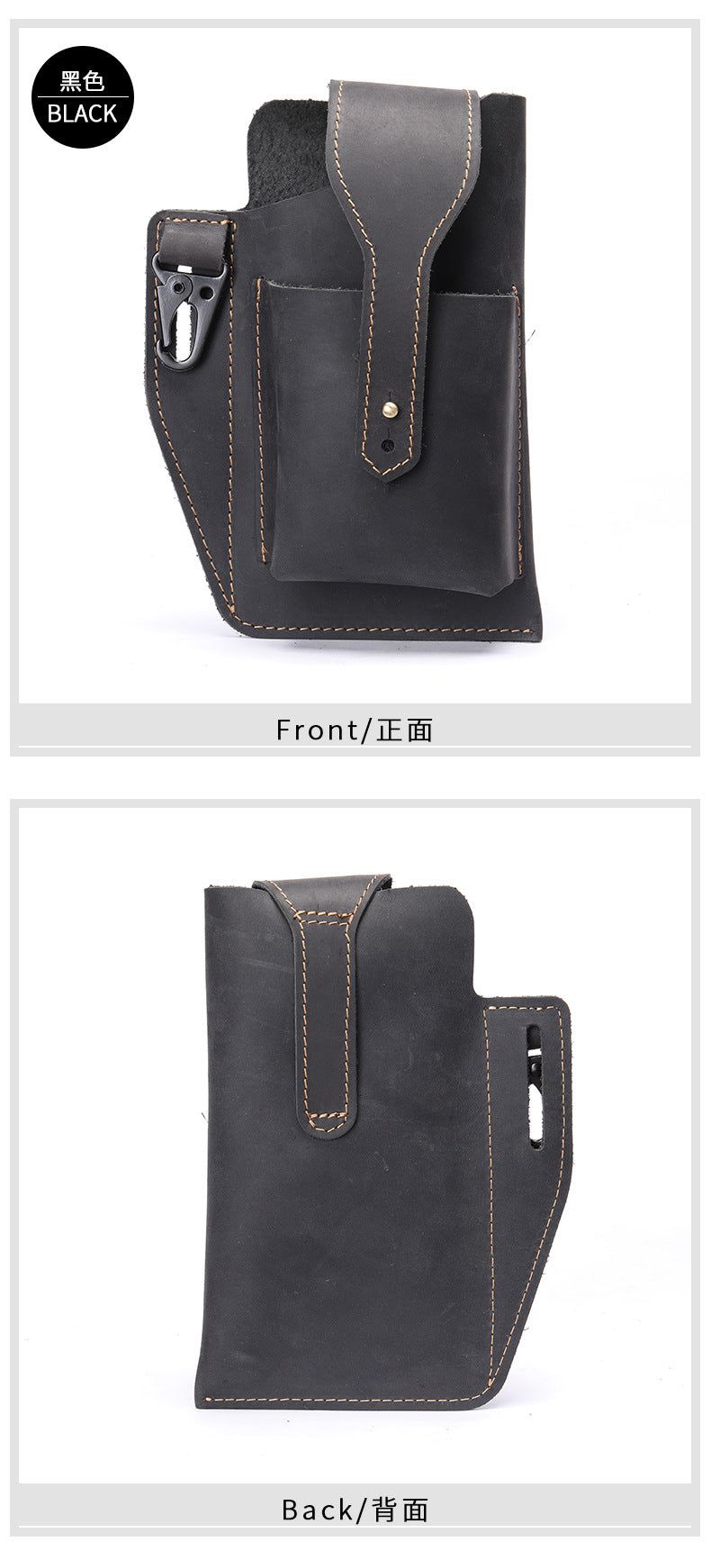 メンズウエストバッグ 牛皮 スポーツ 男性用鍵掛けバッグ