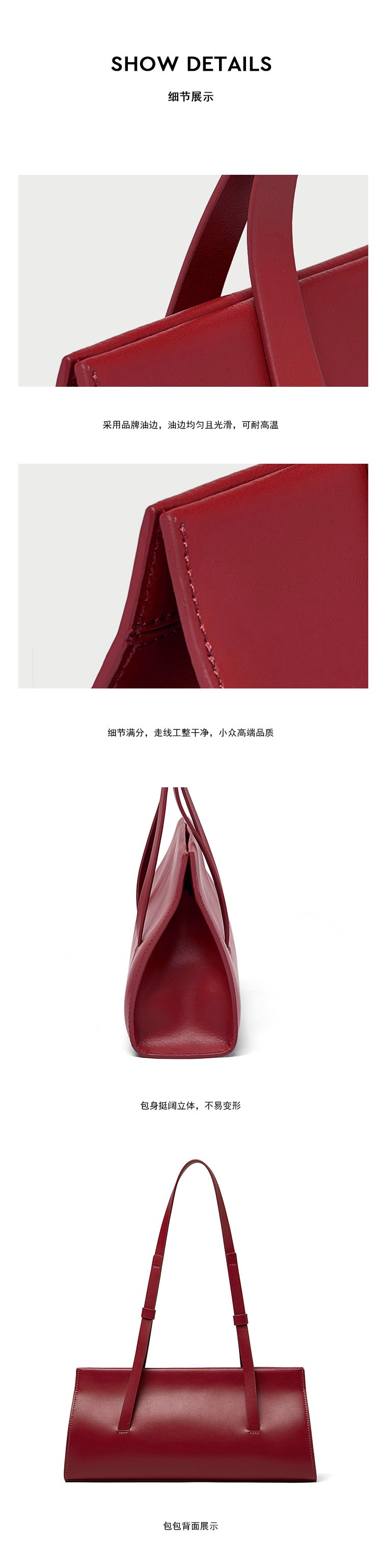 本革女性用バッグ脇シングルショルダースティックバッグ高品質ショルダーバッグ何とでも合う