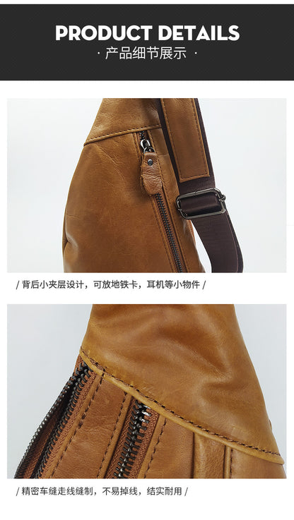 メンズバストバッグ ファッション多機能 ショルダーバッグ アウトドア カジュアル 旅行 男性用斜めがけバッグ