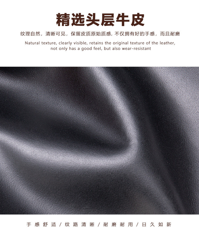 メンズ短財布 牛皮本革製 レトロチェーン 多機能  3つ折り 盗難防止 男性用ウォレット
