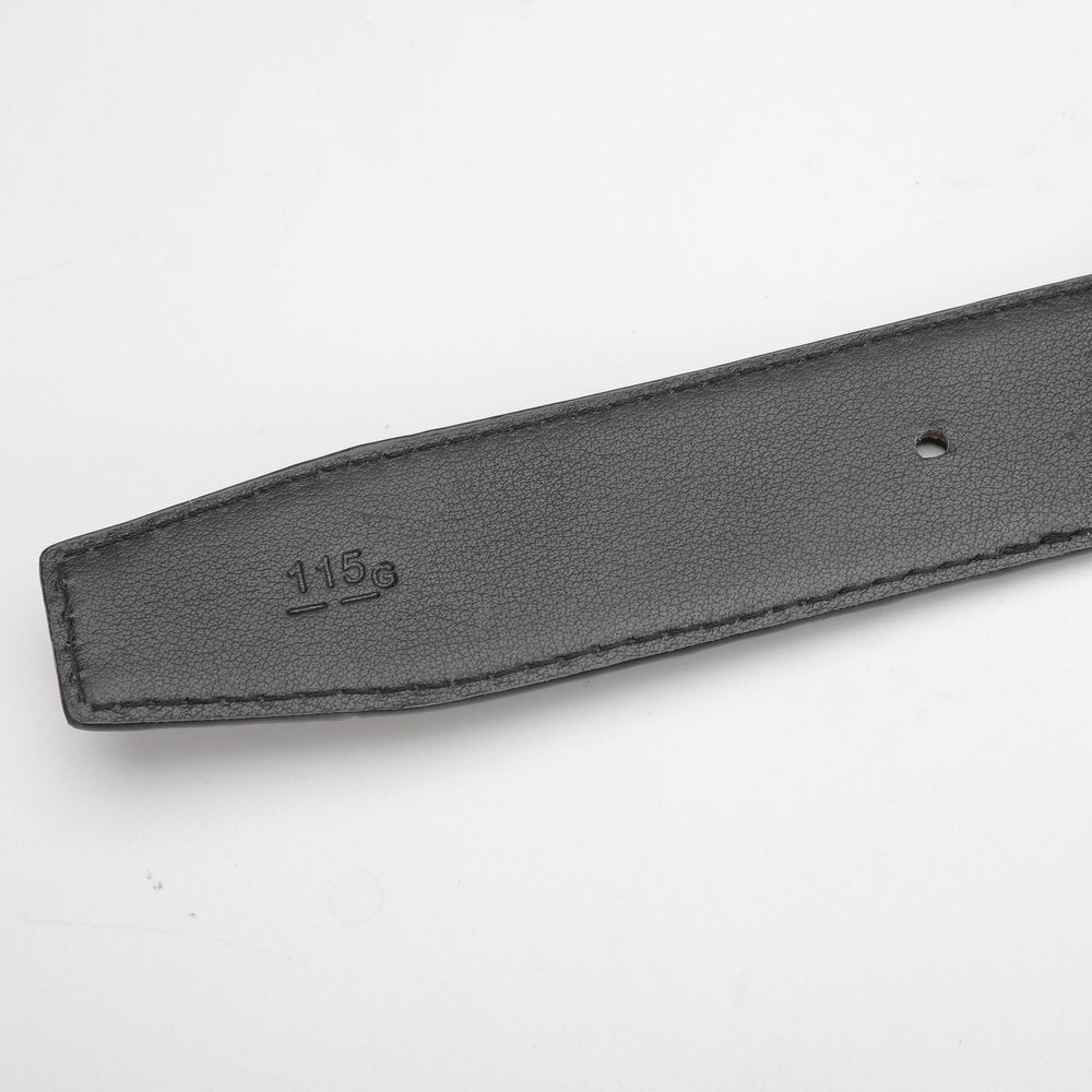 ワニ皮ベルト本革男女兼用3.4cm カジュアルベルト