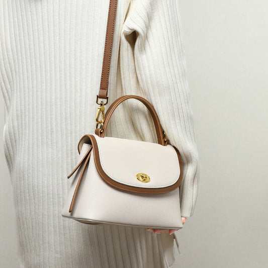 女性のハンドバッグ何とでも合う斜め掛けバッグ本革わきの下バッグシンプルファッションハンドバッグ.カバン