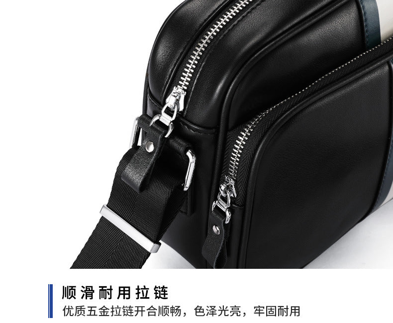 メンズショルダーバッグ 牛皮本革製 ビジネスファッション 大容量 斜めがけバッグ