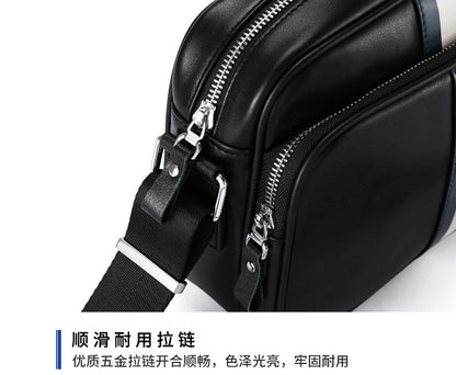 メンズショルダーバッグ 牛皮本革製 ビジネスファッション 大容量 斜めがけバッグ