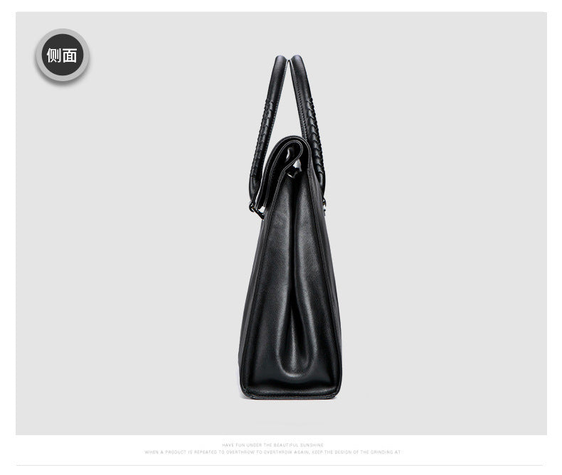 メンズハンドバッグ 本革製牛皮 ファッション ビジネス 大容量 ビジネス ブリーフケース パソコンバッグ 手編み メンズ手提げかばん