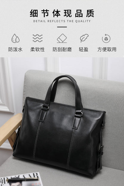メンズハンドバッグ  牛皮本革製  パソコンバッグ カジュアル ビジネスブリーフケース斜めがけバッグ