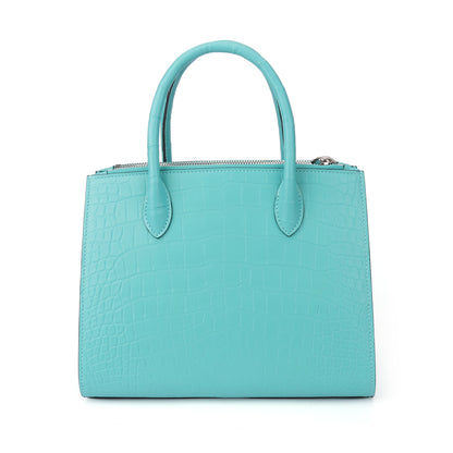 クロコダイル革の女性バッグカジュアル本革トートバッグレディース大容量バッグショルダーバッグ