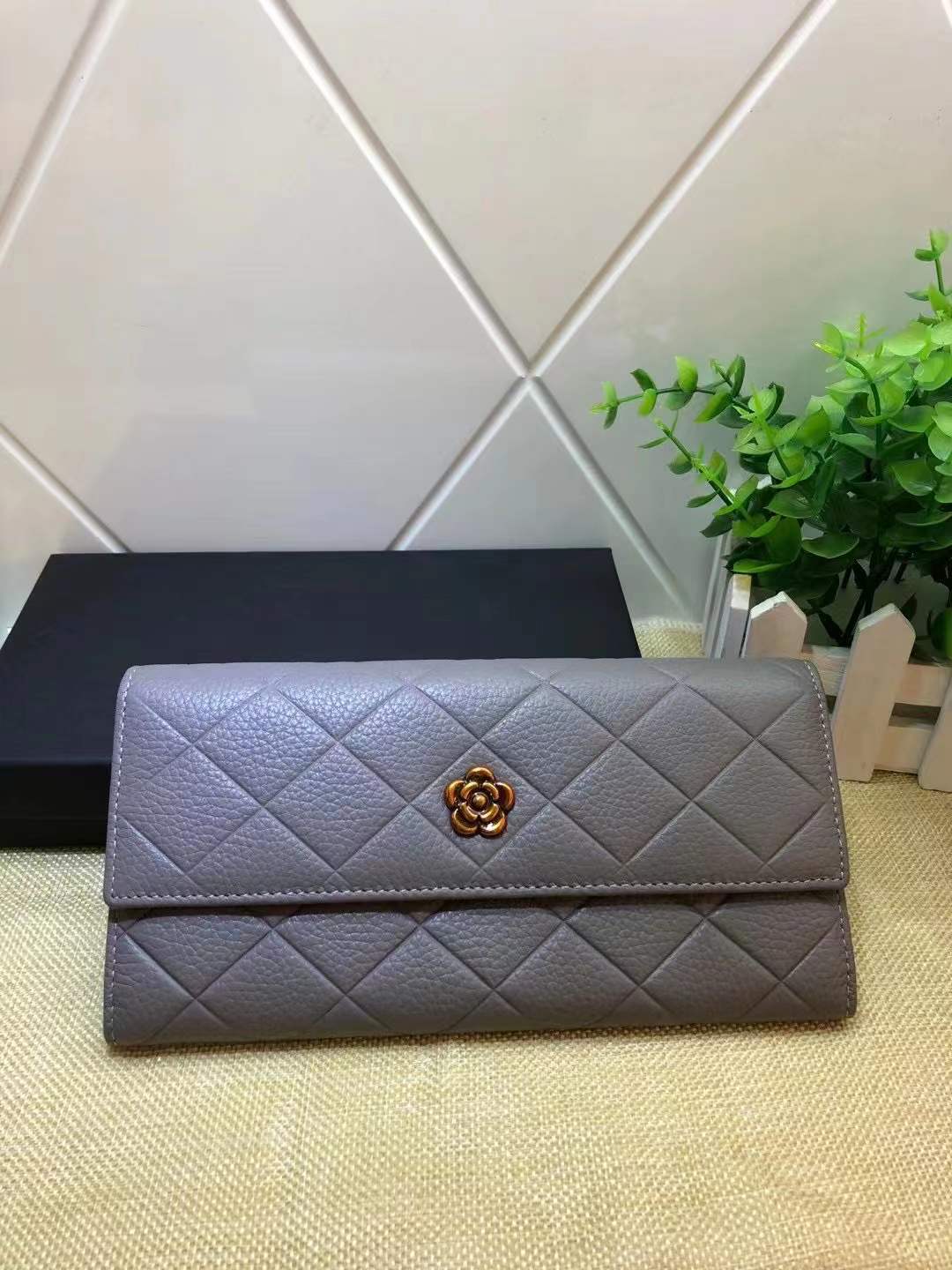 Cowhide long wallet ladies casual clutch bag wallet fashion smartphone