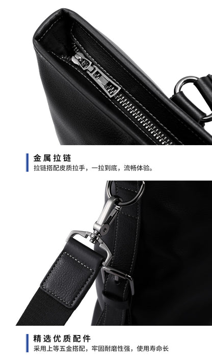 メンズハンドバッグ  牛皮本革製  パソコンバッグ カジュアル ビジネスブリーフケース斜めがけバッグ