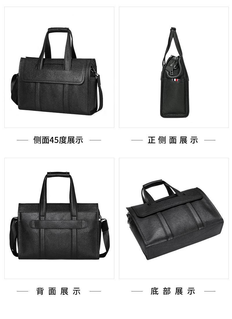 メンズブリーフケース 牛皮本革製 ハンドバッグ パソコンバッグ ビジネス大容量手提げかばん