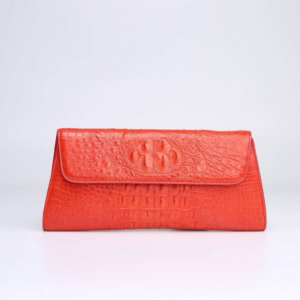 レディースハンドバッグ本革クロコダイル革チェーンバッグファッショントレンド脇バッグクラッチバッグ