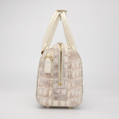 シャムワニ皮 女性バッグ 本革バッグ 枕バッグ 斜めがけバッグ 2wayバッグ ファッション