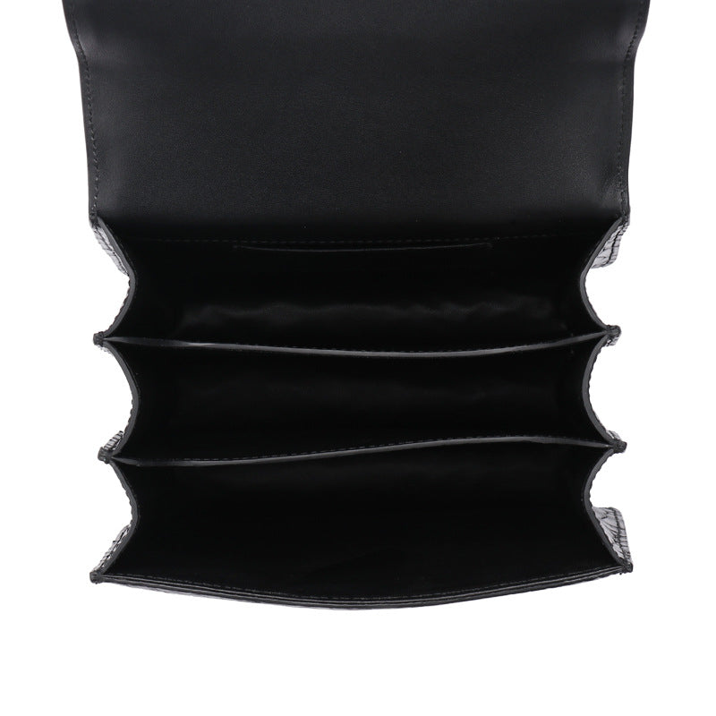 クロコダイル革バッグ女性本革カジュアルファッションハンドバッグショルダークロスバッグ女性ファッション