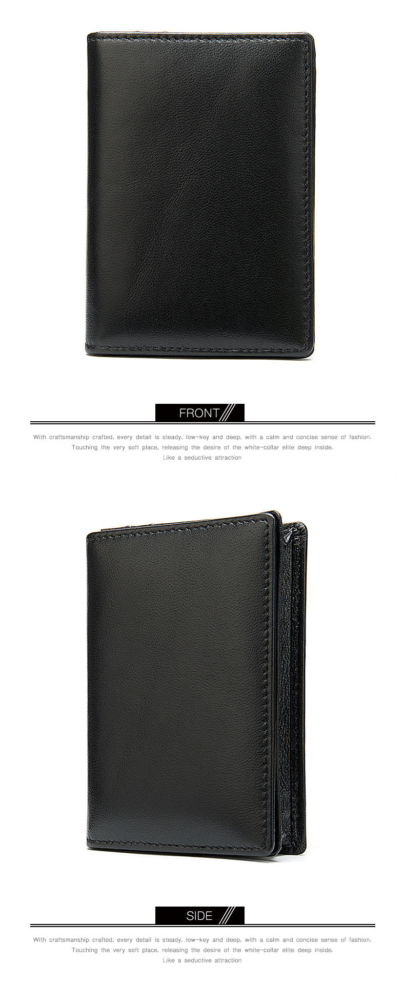 メンズ短財布羊皮韩国ファッション小銭入れカード入れ多機能男性用ウォレット