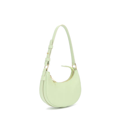 レディースバッグわきの下バッグおしゃれハンドバッグショルダーバッグハーフムーン·バッグ 本革 レトロ