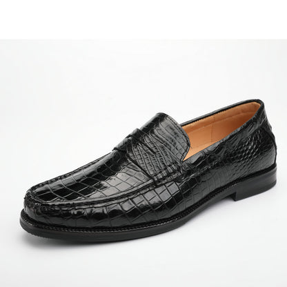 メンズ革靴 タイワニ腹の皮 本革 ビジネス カジュアル ゴムユニット底 内側牛皮 正装男性シューズ