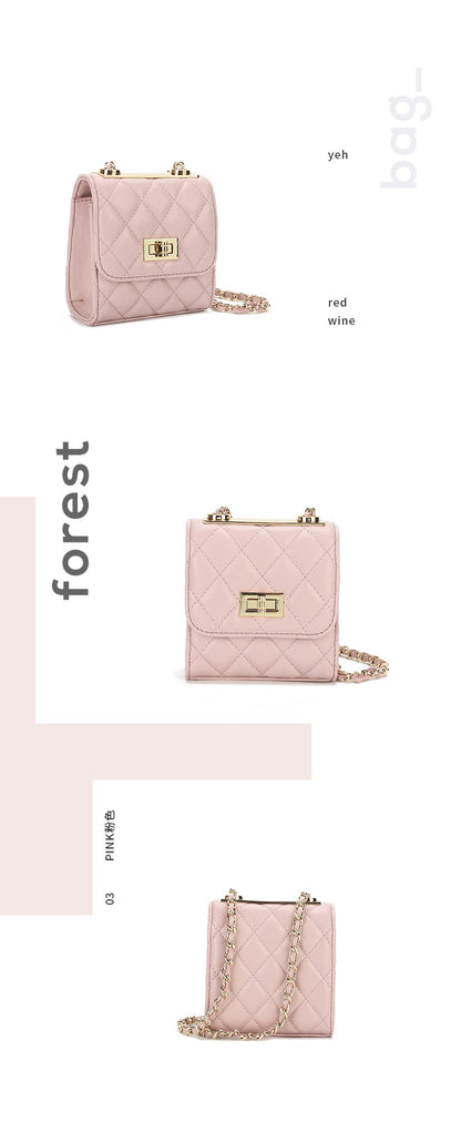 レディースチェーンバッグ高級感のあるミニバッグショルダーショルダーバッグ本革斜めがけバッグ