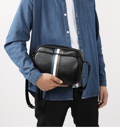 メンズショルダーバッグ 牛皮本革製 ビジネスファッション 大容量 斜めがけバッグ