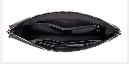 メンズクラッチバッグ 牛皮 本革製 韩国ファッション ビジネス男性用手首バッグ