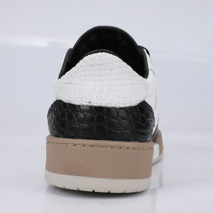 2023 New Crocodile Skin Genuine Leather Men's Shoes Fashion Casual Sports Shoes 