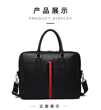 Men's handbag Men's handbag Genuine cowhide leather computer bag Business briefcase 