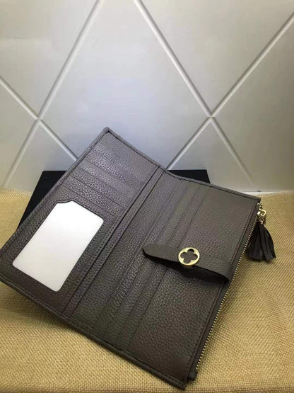 Wallet ladies cowhide long wallet clutch bag fashion ins style wallet trend 