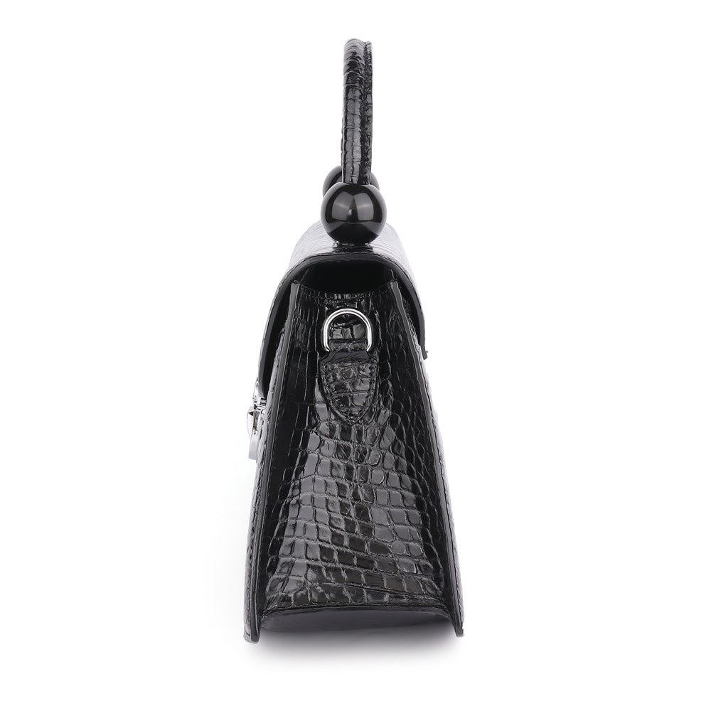 クロコダイルの皮の斜めショルダーバッグ女性本革スショルダーバッグハンドバッグ