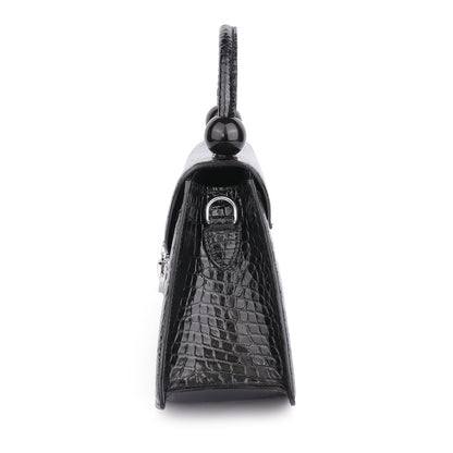 クロコダイルの皮の斜めショルダーバッグ女性本革スショルダーバッグハンドバッグ