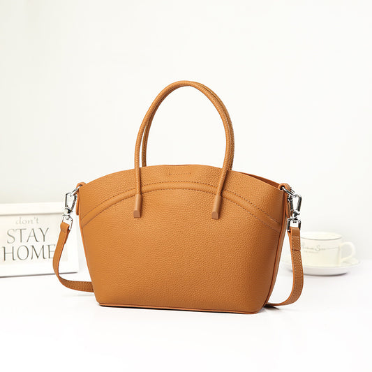 女性のハンドバッグ貝殻バッグおしゃれ斜めショルダーバッグ牛革ハンドメイド本革レディースバッグ