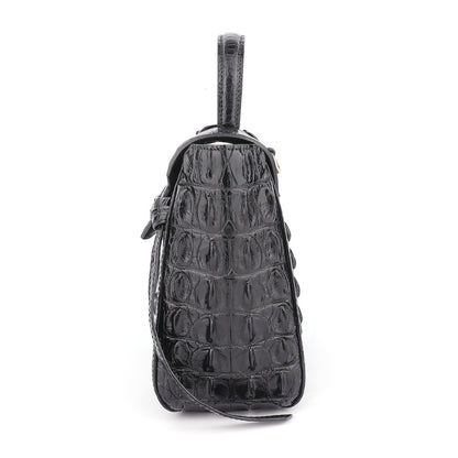 ファッション新品シャムワニ皮大容量レディースバッグショルダークロスバッグハンドバッグ 2wayバッグ